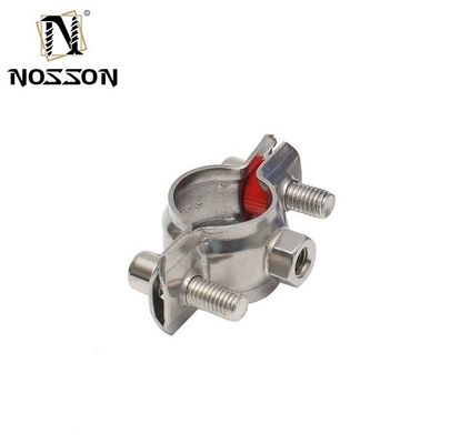 ODM εξατομικευμένη υποστήριξη από ανοξείδωτο χάλυβα 304 ηλεκτροσυσσώπησης ατσάλι Cushioned Clamp για τα σωλήνες τροφίμων και ποτών της Dongguan