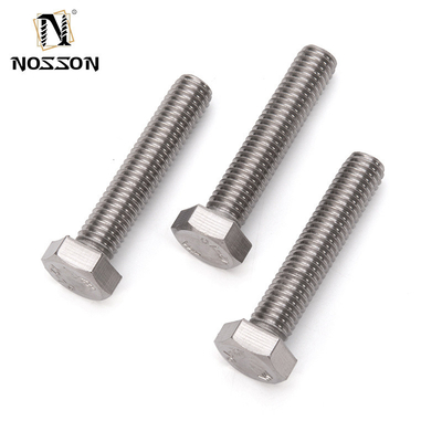 4.8 6.8 Ζυγισμένο χάλυβα άνθρακα Hex Head Bolt Nut Washer Set in Plain Finish για μακροχρόνια απόδοση