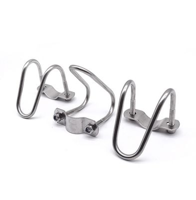 Ατσάλι από ανοξείδωτο χάλυβα 304 316 Διπλή Κρεμάστρα για σωλήνες σε σχήμα U για M3 M4 M5 M6 M8 M10 M12 M16 M20 σωλήνες JIS Standard Plain Finish