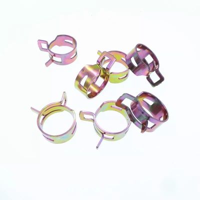 Χάλυβα από ανοξείδωτο βαρύ φορτίο Clamp Metal Action Fue Spring Type Hose Clamp με ZINC Finish και προσαρμοσμένη υποστήριξη OEM