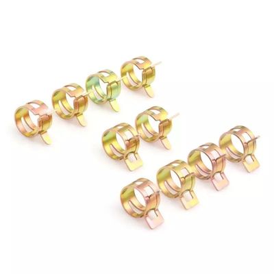 Χάλυβα από ανοξείδωτο βαρύ φορτίο Clamp Metal Action Fue Spring Type Hose Clamp με ZINC Finish και προσαρμοσμένη υποστήριξη OEM