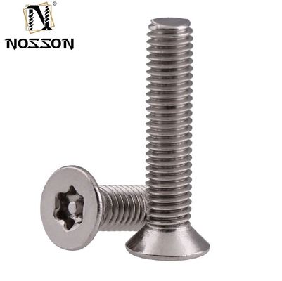 Τυποποιημένο σύστημα JIS για την προστασία από παραβίαση βρόγχος επίπεδης κεφαλής βίδες ασφαλείας Torx Pin Anti Theft Machine Screw M3 M4 M5 M6 Μετρικό πρότυπο