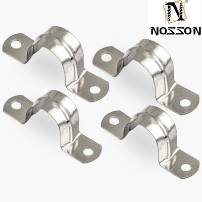 Ορυχείο Τύπος U Ζυγισμένο Χάλυβα Χάλυβα Χάλυβα Χάλυβα Σωλήνες Κρεμάστρα Κρεμάστρα Σωλήνα Σέλα με μετρικό σύστημα μέτρησης και ZINC φινίρισμα