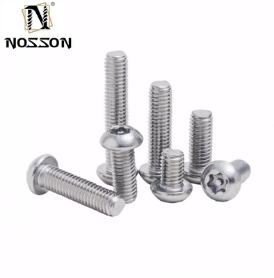 Μπλε χρωματισμένο φινίρισμα INCH Anti Theft Screw Car Airtag Bike Made in Pig Nose Torx 5-Lobe Pin T-Head από ανοξείδωτο χάλυβα