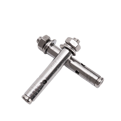 Μετρικό από ανοξείδωτο χάλυβα Hex Nut Sleeve Round Hole Flat Washer and Spring Washer Anchor Bolt Finish Longer Life TiCN Δυνατότητα 700