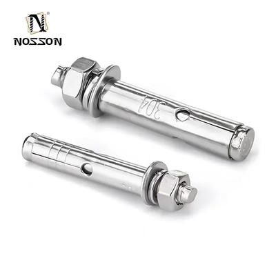 Μετρικό από ανοξείδωτο χάλυβα Hex Nut Sleeve Round Hole Flat Washer and Spring Washer Anchor Bolt Finish Longer Life TiCN Δυνατότητα 700