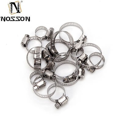 Μετρική DIN Standard Αμερικανική ρυθμιζόμενη λαμπτήρα σωλήνα Worm Gear 201 304 ατσάλινου χάλυβα λαμπτήρες σωλήνα για 16-300mm σωλήνες