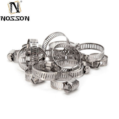 Μετρική DIN Standard Αμερικανική ρυθμιζόμενη λαμπτήρα σωλήνα Worm Gear 201 304 ατσάλινου χάλυβα λαμπτήρες σωλήνα για 16-300mm σωλήνες