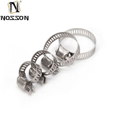 Μετρική DIN Standard Αμερικανική ρυθμιζόμενη λαμπτήρα σωλήνα Worm Gear 201 304 ατσάλινου χάλυβα λαμπτήρες σωλήνα για 16-300mm σωλήνες