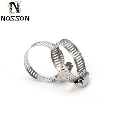 Μετρική DIN Standard Αμερικανική ρυθμιζόμενη λαμπτήρα σωλήνα Worm Gear 201 304 ατσάλινου χάλυβα λαμπτήρες σωλήνα για 16-300mm σωλήνες