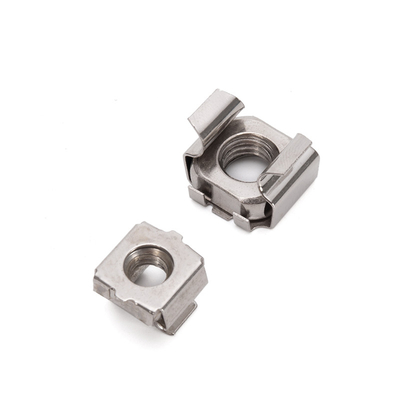 Μετρικό σύστημα μέτρησης Ατσάλι Ατσάλι Square M6 Cage Nuts Bolts M10 M3 Clip με DIN Standard και Black Oxide Finish