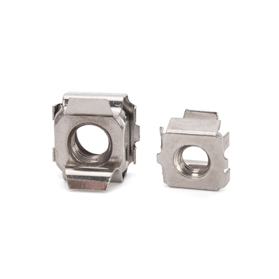 Μετρικό σύστημα μέτρησης Ατσάλι Ατσάλι Square M6 Cage Nuts Bolts M10 M3 Clip με DIN Standard και Black Oxide Finish