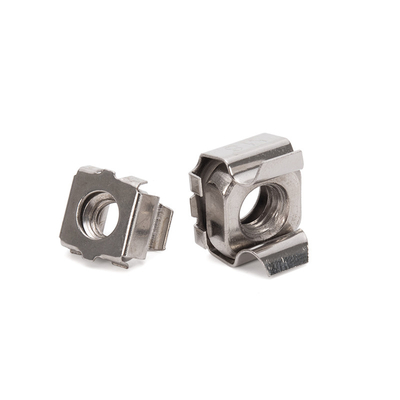 Μετρικό σύστημα μέτρησης Ατσάλι Ατσάλι Square M6 Cage Nuts Bolts M10 M3 Clip με DIN Standard και Black Oxide Finish