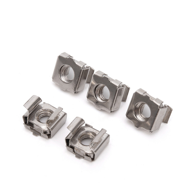 Μετρικό σύστημα μέτρησης Ατσάλι Ατσάλι Square M6 Cage Nuts Bolts M10 M3 Clip με DIN Standard και Black Oxide Finish