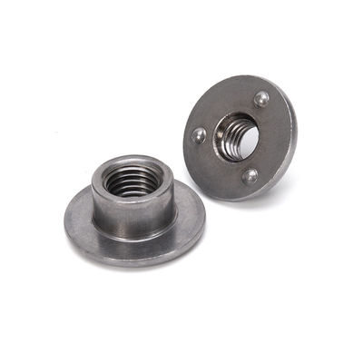 304 από ανοξείδωτο χάλυβα M3 M4 M5 M6 M8 M10 Din 546 Στρογγυλοί καρποί με τρύπα στο μετρικό σύστημα μέτρησης και νικελωμένο φινίρισμα