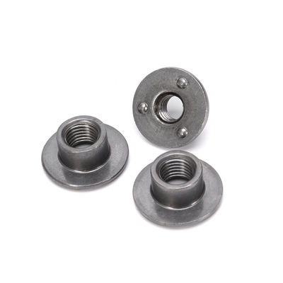 304 από ανοξείδωτο χάλυβα M3 M4 M5 M6 M8 M10 Din 546 Στρογγυλοί καρποί με τρύπα στο μετρικό σύστημα μέτρησης και νικελωμένο φινίρισμα