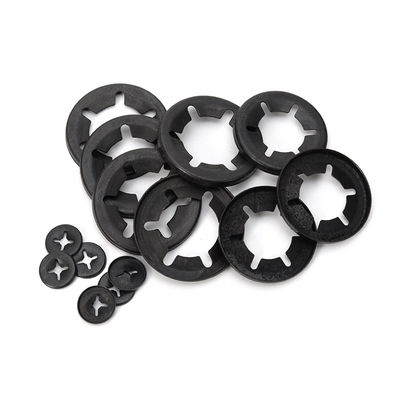 Καθαρό φινίρισμα JIS Standard Manganese Steel Starlock Washers για βαριά και ακριβή στερέωση