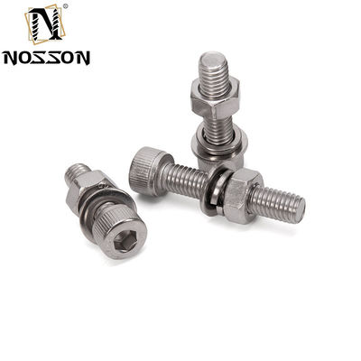 Ατσάλι από ανοξείδωτο χάλυβα M2 M2.5 M3 M4 M5 M6 M8 M10 M12 M14 M16 Κατηγορία 12.9 Μαύρο οξείδιο Allen Bolts