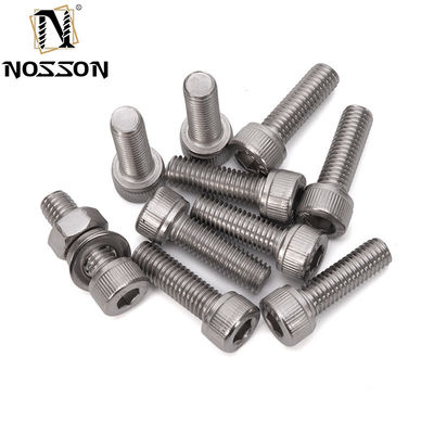 6 mm X 70 mm Γροθούλες ξύλου DIN Metric UNC UNF A4-80 Allen Head Cap Screw DIN912 από ανοξείδωτο χάλυβα με απλή κεφαλή