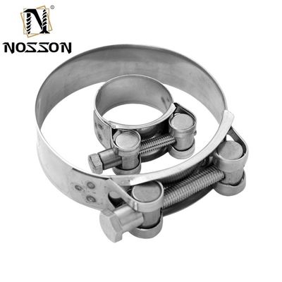Βιομηχανικός βαθμός JIS Standard Solid Robust Heavy Duty Hose Clamp με επικάλυψη ψευδαργύρου