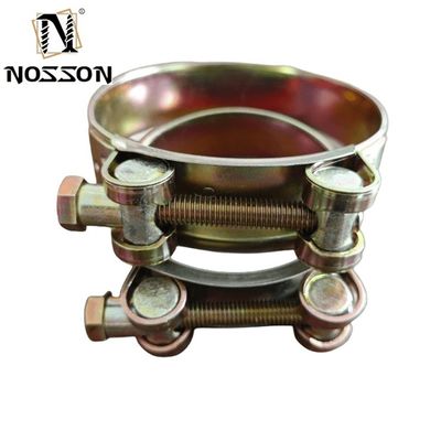 Βιομηχανικός βαθμός JIS Standard Solid Robust Heavy Duty Hose Clamp με επικάλυψη ψευδαργύρου