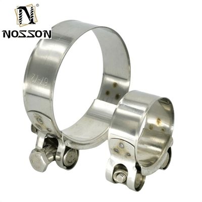 Βιομηχανικός βαθμός JIS Standard Solid Robust Heavy Duty Hose Clamp με επικάλυψη ψευδαργύρου