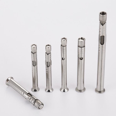 DIN Standard 304 από ανοξείδωτο χάλυβα Countersunk Head Hex Socket Expansion Bolt Sleeve Anchors για παράθυρο ή πλαισίο πόρτας σταθερό σε ασήμι