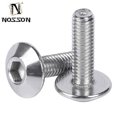 Μαύρο οξείδιο φινίρισμα από ανοξείδωτο χάλυβα Έξαγωνη βίδα κεφαλής ομπρέλας για βαριά βιομηχανικά μηχανήματα και εφαρμογές