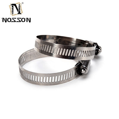 Επιφάνεια Plain Αμερικανική ρυθμιζόμενο λαμπτήρα σωλήνα Worm Gear 201 304 ανοξείδωτο χάλυβα λαμπτήρες σωλήνα 10-16 με ψευδάργυρο Τελικό δείγμα