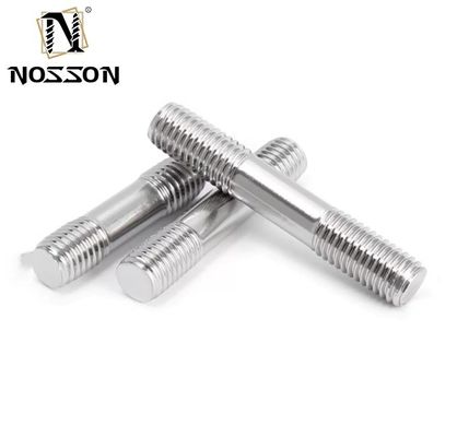 DIN Standard Zinc Finish Double Bolt Threaded Rod Stud Bolt για βιομηχανικές εφαρμογές και M3 M4 M5 M6 M8 M10 M12 M16 M20