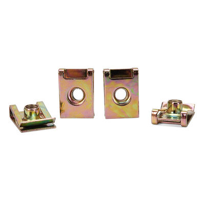 Μετρικό σύστημα μέτρησης Χάλυβα τύπου U Κουκουβάγια με έξαγωνη κεφαλή Dacromet Καθαρισμένο από ψευδάργυρο κίτρινο χρωματοποιημένο φινίρισμα