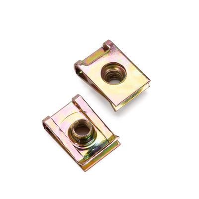 Μετρικό σύστημα μέτρησης Χάλυβα τύπου U Κουκουβάγια με έξαγωνη κεφαλή Dacromet Καθαρισμένο από ψευδάργυρο κίτρινο χρωματοποιημένο φινίρισμα