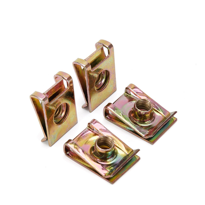 Βιομηχανία Χάλυβα M4-M10 Thread Precision Stainless Steel Metal U Clip Nut σε απλό φινίρισμα για ανάγκες OEM ακριβείας