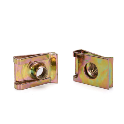 Βιομηχανία Χάλυβα M4-M10 Thread Precision Stainless Steel Metal U Clip Nut σε απλό φινίρισμα για ανάγκες OEM ακριβείας