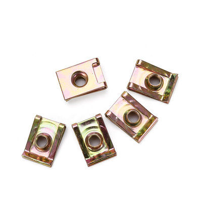 Βιομηχανία Χάλυβα M4-M10 Thread Precision Stainless Steel Metal U Clip Nut σε απλό φινίρισμα για ανάγκες OEM ακριβείας