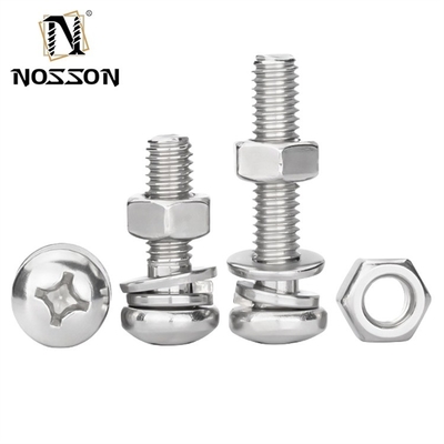 INCH σύστημα μέτρησης Pan Head Cross Screw Zinc M3 M4 M5 M6 με μεγέθη 1,6-20mm και χρωματοποιημένο φινίρισμα