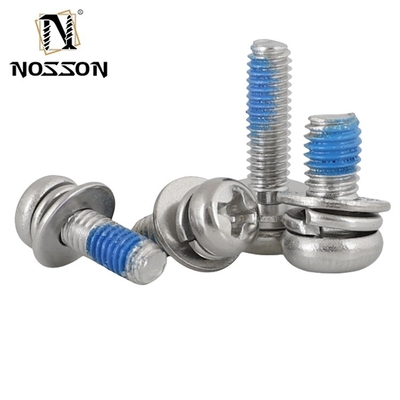 INCH σύστημα μέτρησης Pan Head Cross Screw Zinc M3 M4 M5 M6 με μεγέθη 1,6-20mm και χρωματοποιημένο φινίρισμα