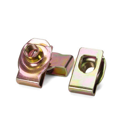 Ασημένιο M4-M10 Precision Steel Spring Clip Nut για το προϊόν OEM Precision Nut