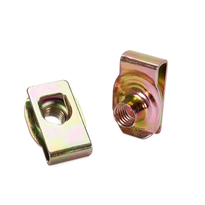Ασημένιο M4-M10 Precision Steel Spring Clip Nut για το προϊόν OEM Precision Nut