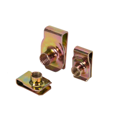 Ασημένιο M4-M10 Precision Steel Spring Clip Nut για το προϊόν OEM Precision Nut