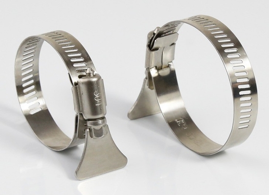 Δείγμα Instock Heavy Duty Clamp SS304 Ατσάλι από ανοξείδωτο χάλυβα Κρατήρα λαιμού με λαβή για σωλήνα νερού