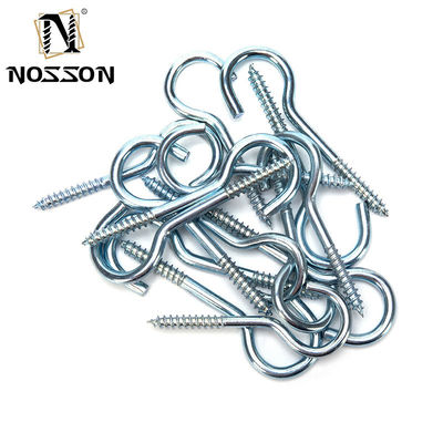 Προσαρμοσμένα μεγέθη M8 Στροφές μαύρο φινίρισμα SS316 Lag φίδι ανοιχτά μάτια γάντζο καρφίτσες βίδα μακρύ μέταλλο ανοξείδωτο χάλυβα συγκολλημένο πρόβατο 45mm