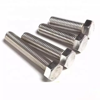 Μετρικό σύστημα μέτρησης M6-M36 M10 Μαύρο Hex Bolt Nut Washer DIN933 8.8 12.9 Βαθμός BLUE DYED Finish για την κατασκευή