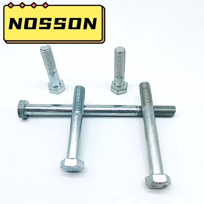 Μετρικό σύστημα μέτρησης M6-M36 M10 Μαύρο Hex Bolt Nut Washer DIN933 8.8 12.9 Βαθμός BLUE DYED Finish για την κατασκευή