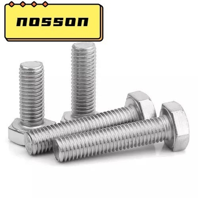 Μετρικό σύστημα μέτρησης M6-M36 M10 Μαύρο Hex Bolt Nut Washer DIN933 8.8 12.9 Βαθμός BLUE DYED Finish για την κατασκευή