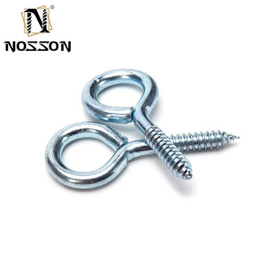 Ζυγισμένο φινίρισμα DIN Standard Stainless Steel Eye Screw Hook με διαφορετικά μεγέθη M1.6 M2 M2.5 M3 M4 M5 M6 M8 M10 M12 M14 M16 M20