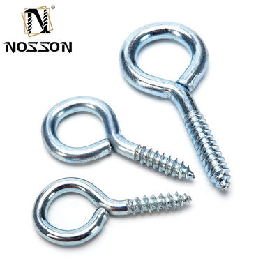 Ζυγισμένο φινίρισμα DIN Standard Stainless Steel Eye Screw Hook με διαφορετικά μεγέθη M1.6 M2 M2.5 M3 M4 M5 M6 M8 M10 M12 M14 M16 M20