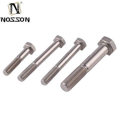 Τελεία ψευδαργύρου ANSI/ASME Standard Stainless Steel Half Thread Hex Bolt για εφαρμογές βαριάς χρήσης