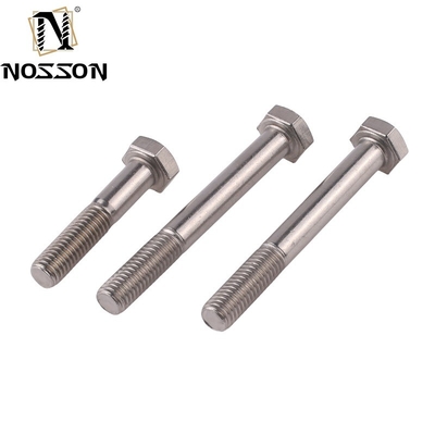 Τελεία ψευδαργύρου ANSI/ASME Standard Stainless Steel Half Thread Hex Bolt για εφαρμογές βαριάς χρήσης