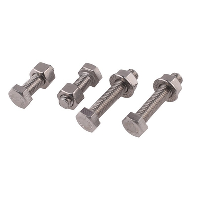 Ατσάλι από ανοξείδωτο χάλυβα ANSI/ASME M8 Hex Head Bolt Grade 4.8/ 8.8/ 10.9/ 12.9 Half Thread Bolt And Nut Pernos Din 931 Τελειοποίηση από ψευδάργυρο